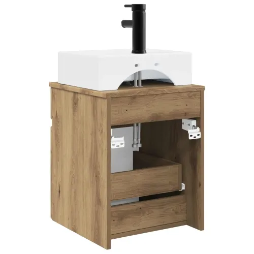Kupaonska Lavabo - Umivaonik s vješalicom Hrast artisan - Hrast artisan Cijena