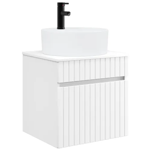 Lavabo - Umivaonik s policom za zid Bijela 49 x 44,5 x 65 cm - Bijela Cijena