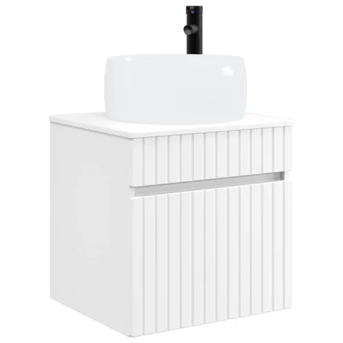 Lavabo - Umivaonik s policom za zid Bijela 49 x 44,5 x 66 cm - Bijela Cijena