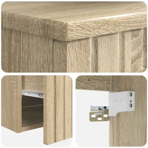 Lavabo - Umivaonik s policom za zid Hrast sonoma 49 x 44,5 x 66 cm - Hrast sonoma Cijena