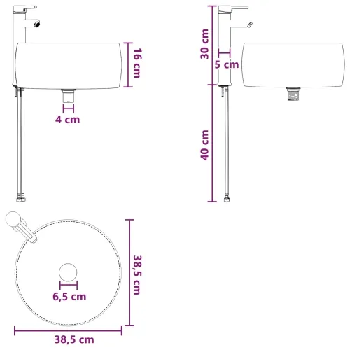 Lavabo - Umivaonik s policom za zid Staro drvo 49 x 44,5 x 66 cm - Staro drvo Cijena