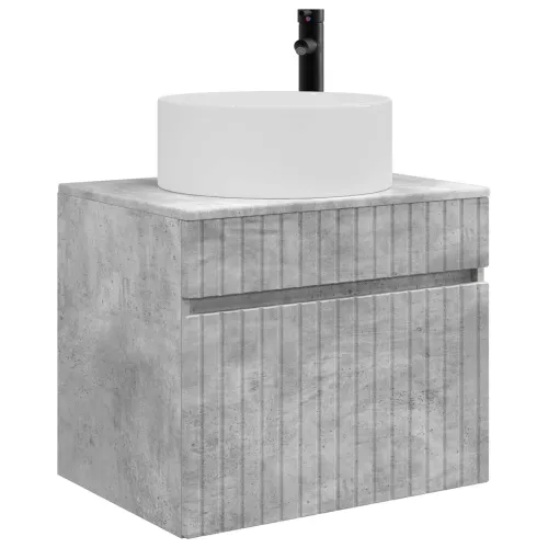 Ormar za Kupaonicu na Zidu Betonska siva 59 x 44,5 x 50 cm - Betonska siva Cijena
