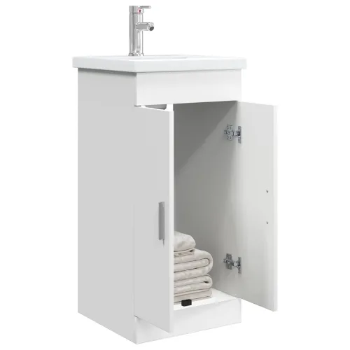 Kupaonski Lavabo - Umivaonik s sudoperom Bijela 42 x 40 x 84,5 cm - Bijela 42 x 40 x 84,5 cm Cijena