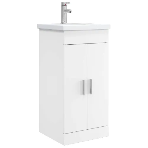 Kupaonski Lavabo - Umivaonik s sudoperom Bijela 42 x 40 x 84,5 cm - Bijela 42 x 40 x 84,5 cm Cijena