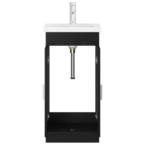 Kupaonski Lavabo - Umivaonik s sudoperom Crni hrast 42 x 40 x 84,5 cm - Crni hrast 42 x 40 x 84,5 cm Cijena