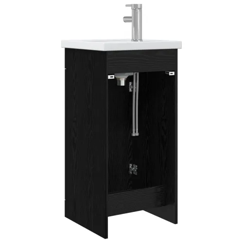 Kupaonski Lavabo - Umivaonik s sudoperom Crni hrast 42 x 40 x 84,5 cm - Crni hrast 42 x 40 x 84,5 cm Cijena