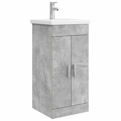Kupaonski Lavabo - Umivaonik s sudoperom Betonska siva 42 x 40 x 84,5 cm - Betonska siva 42 x 40 x 84,5 cm Cijena