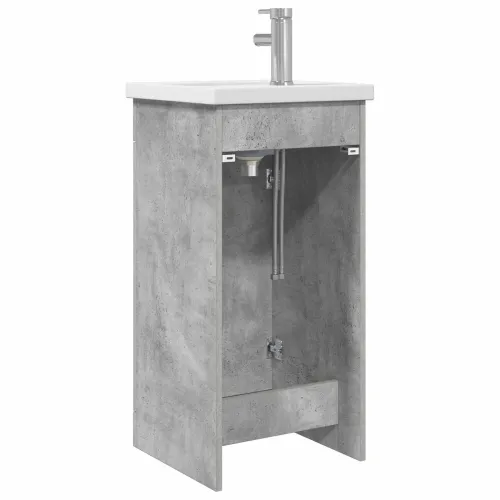 Kupaonski Lavabo - Umivaonik s sudoperom Betonska siva 42 x 40 x 84,5 cm - Betonska siva 42 x 40 x 84,5 cm Cijena