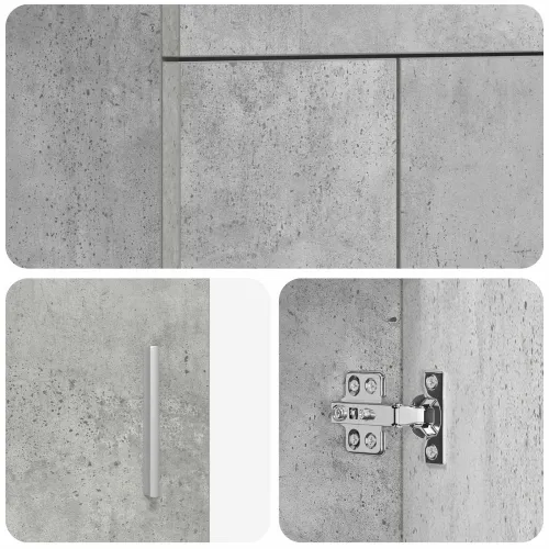 Kupaonski Lavabo - Umivaonik s sudoperom Betonska siva 42 x 40 x 84,5 cm - Betonska siva 42 x 40 x 84,5 cm Cijena