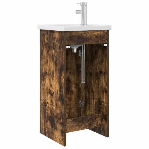 Kupaonski Lavabo - Umivaonik s sudoperom Dimljeni hrast - Dimljeni hrast 42 x 40 x 84,5 cm Cijena