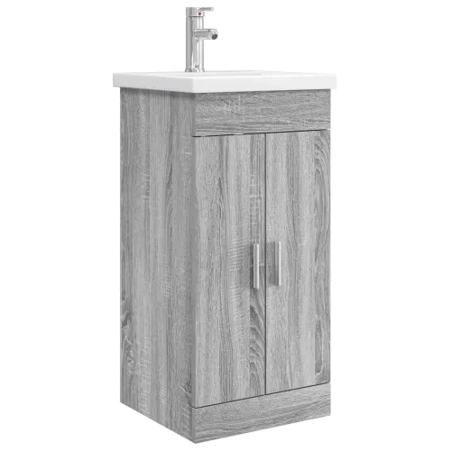 Kupaonski Lavabo - Umivaonik s sudoperom Siva Sonoma 42 x 40 x 84,5 cm - Siva Sonoma 42 x 40 x 84,5 cm Cijena