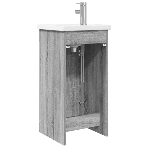 Kupaonski Lavabo - Umivaonik s sudoperom Siva Sonoma 42 x 40 x 84,5 cm - Siva Sonoma 42 x 40 x 84,5 cm Cijena