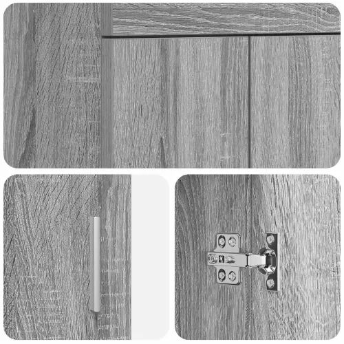 Kupaonski Lavabo - Umivaonik s sudoperom Siva Sonoma 42 x 40 x 84,5 cm - Siva Sonoma 42 x 40 x 84,5 cm Cijena