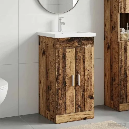 Kupaonski Lavabo - Umivaonik s sudoperom Staro drvo 42 x 40 x 84,5 cm - Staro drvo 42 x 40 x 84,5 cm Cijena