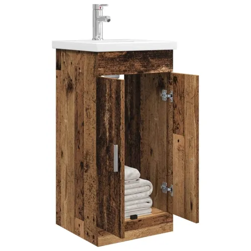 Kupaonski Lavabo - Umivaonik s sudoperom Staro drvo 42 x 40 x 84,5 cm - Staro drvo 42 x 40 x 84,5 cm Cijena