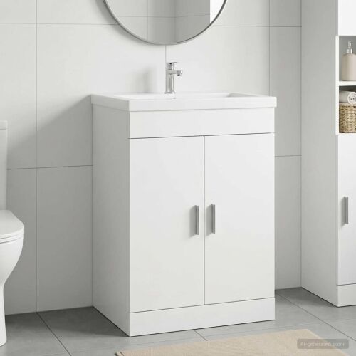 Kabinetski ormarić ispod Lavabo - Umivaonika Bijela 56 x 37,5 x 81 cm - Bijela 56 x 37,5 x 81 cm Cijena