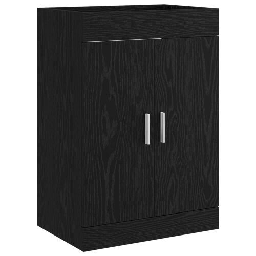 Kabinetski ormarić ispod Lavabo - Umivaonika Crni hrast - Crni hrast 56 x 37,5 x 81 cm Cijena
