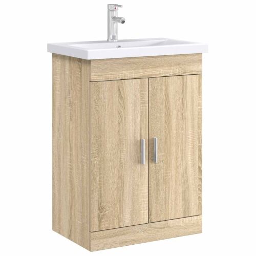 Kabinetski ormarić ispod Lavabo - Umivaonika Hrast sonoma - Hrast sonoma 56 x 37,5 x 81 cm Cijena