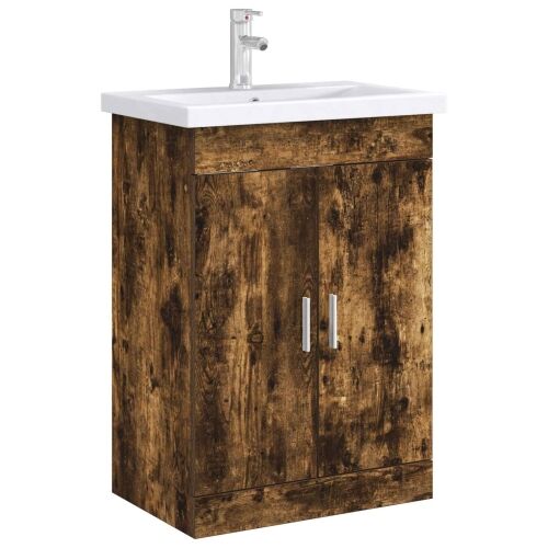Kabinetski ormarić ispod Lavabo - Umivaonika Dimljeni hrast - Dimljeni hrast 56 x 37,5 x 81 cm Cijena