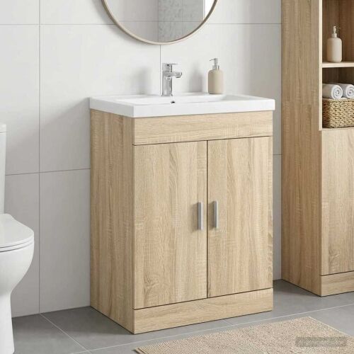Kabinetski ormarić ispod Lavabo - Umivaonika Hrast sonoma - Hrast sonoma 78,5 x 37,5 x 81 cm Cijena