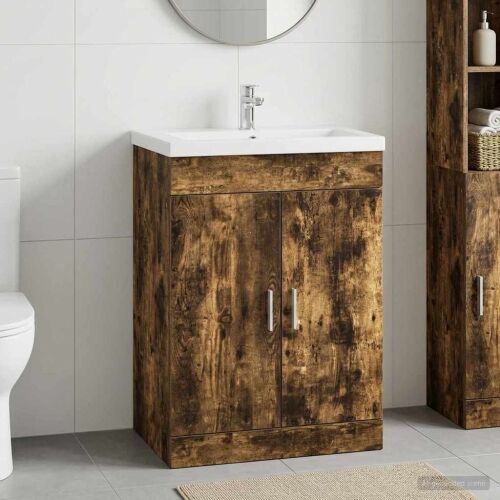 Kabinetski ormarić ispod Lavabo - Umivaonika Dimljeni hrast - Dimljeni hrast 78,5 x 37,5 x 81 cm Cijena