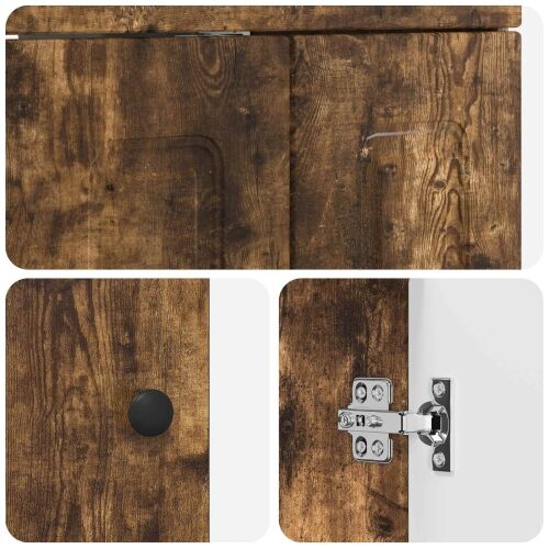 Kabinetski ormarić ispod Lavabo - Umivaonika Dimljeni hrast - Dimljeni hrast 78,5 x 37,5 x 81 cm Cijena