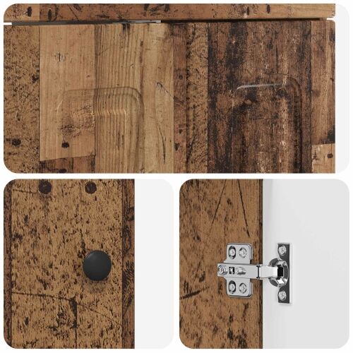 Kabinetski ormarić ispod Lavabo - Umivaonika Staro drvo - Staro drvo 78,5 x 37,5 x 81 cm Cijena