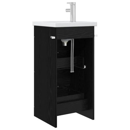 Kupaonski Lavabo - Umivaonik s sudoperom Crni hrast 42 x 40 x 84,5 cm - Crni hrast 42 x 40 x 84,5 cm Cijena