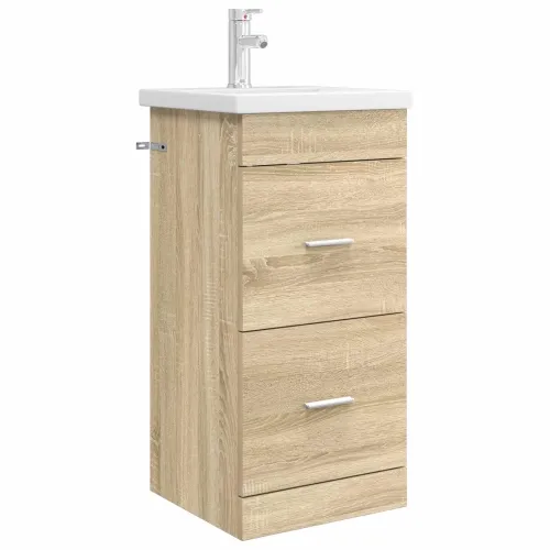 Kupaonski Lavabo - Umivaonik s sudoperom Hrast sonoma 42 x 40 x 84,5 cm - Hrast sonoma 42 x 40 x 84,5 cm Cijena