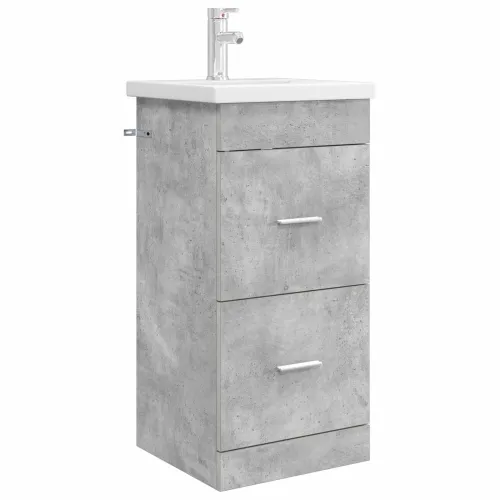 Kupaonski Lavabo - Umivaonik s sudoperom Betonska siva 42 x 40 x 84,5 cm - Betonska siva 42 x 40 x 84,5 cm Cijena