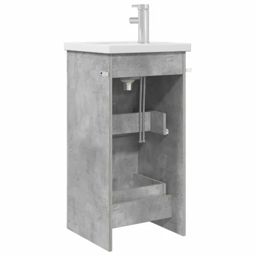 Kupaonski Lavabo - Umivaonik s sudoperom Betonska siva 42 x 40 x 84,5 cm - Betonska siva 42 x 40 x 84,5 cm Cijena