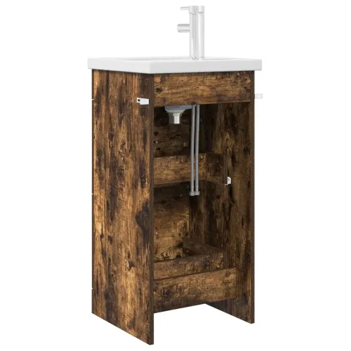 Kupaonski Lavabo - Umivaonik s sudoperom Dimljeni hrast - Dimljeni hrast 42 x 40 x 84,5 cm Cijena