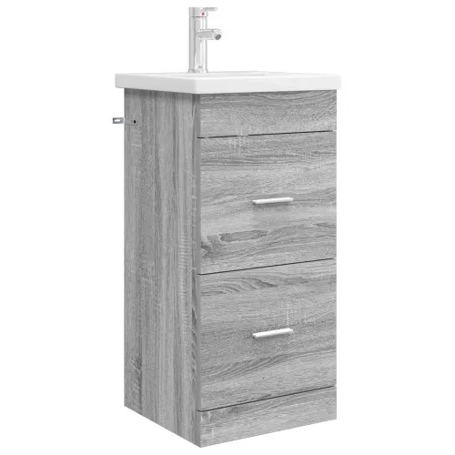 Kupaonski Lavabo - Umivaonik s sudoperom Siva Sonoma 42 x 40 x 84,5 cm - Siva Sonoma 42 x 40 x 84,5 cm Cijena