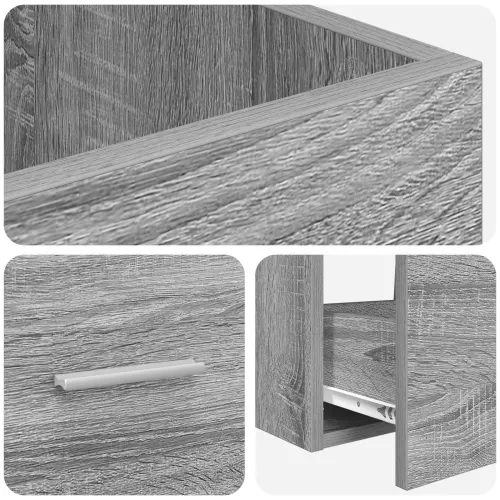 Kupaonski Lavabo - Umivaonik s sudoperom Siva Sonoma 42 x 40 x 84,5 cm - Siva Sonoma 42 x 40 x 84,5 cm Cijena