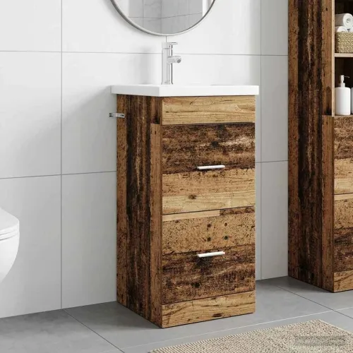 Kupaonski Lavabo - Umivaonik s sudoperom Staro drvo 42 x 40 x 84,5 cm - Staro drvo 42 x 40 x 84,5 cm Cijena