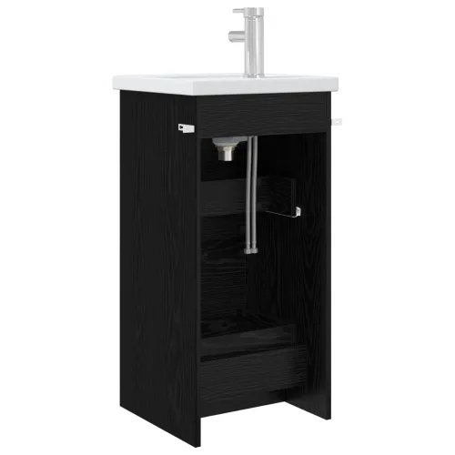 Kupaonski Lavabo - Umivaonik s sudoperom Crni hrast 42 x 40 x 84,5 cm - Crni hrast 42 x 40 x 84,5 cm Cijena