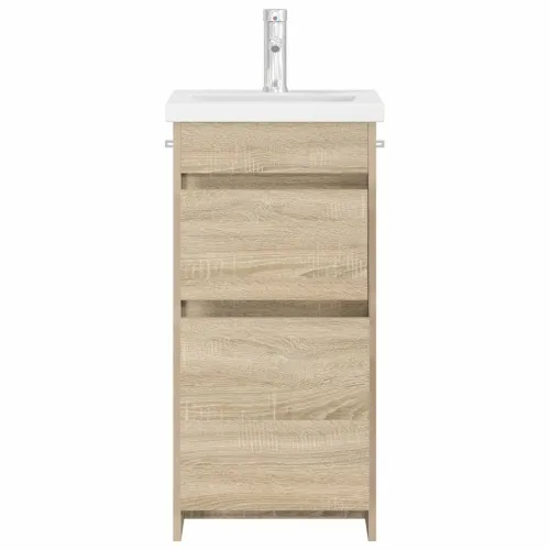 Kupaonski Lavabo - Umivaonik s sudoperom Hrast sonoma 42 x 40 x 84,5 cm - Hrast sonoma 42 x 40 x 84,5 cm Cijena