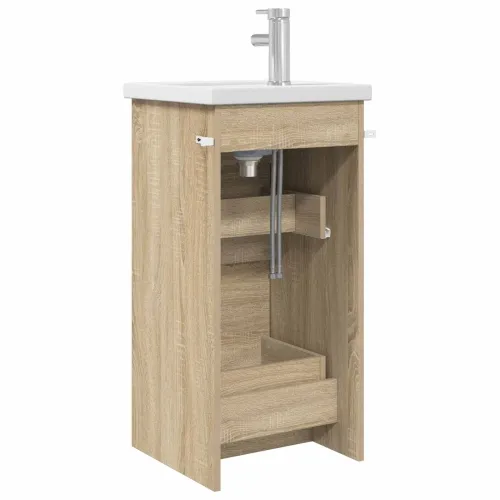 Kupaonski Lavabo - Umivaonik s sudoperom Hrast sonoma 42 x 40 x 84,5 cm - Hrast sonoma 42 x 40 x 84,5 cm Cijena