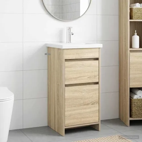 Kupaonski Lavabo - Umivaonik s sudoperom Hrast sonoma 42 x 40 x 84,5 cm - Hrast sonoma 42 x 40 x 84,5 cm Cijena