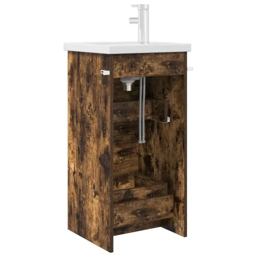 Kupaonski Lavabo - Umivaonik s sudoperom Dimljeni hrast - Dimljeni hrast 42 x 40 x 84,5 cm Cijena