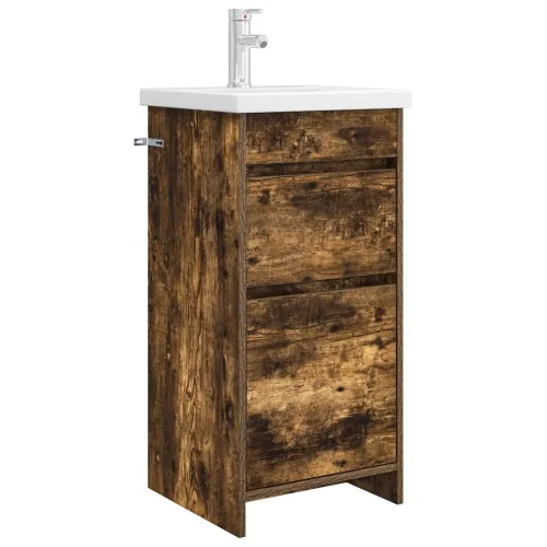 Kupaonski Lavabo - Umivaonik s sudoperom Dimljeni hrast - Dimljeni hrast 42 x 40 x 84,5 cm Cijena