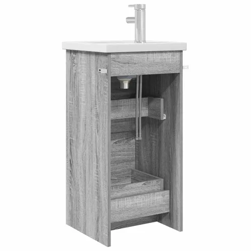Kupaonski Lavabo - Umivaonik s sudoperom Siva Sonoma 42 x 40 x 84,5 cm - Siva Sonoma 42 x 40 x 84,5 cm Cijena