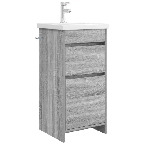 Kupaonski Lavabo - Umivaonik s sudoperom Siva Sonoma 42 x 40 x 84,5 cm - Siva Sonoma 42 x 40 x 84,5 cm Cijena