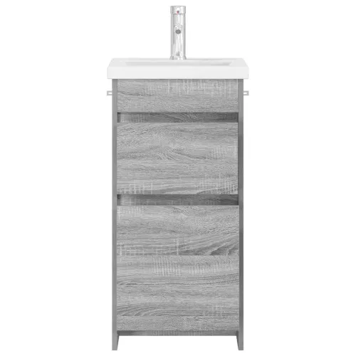Kupaonski Lavabo - Umivaonik s sudoperom Siva Sonoma 42 x 40 x 84,5 cm - Siva Sonoma 42 x 40 x 84,5 cm Cijena