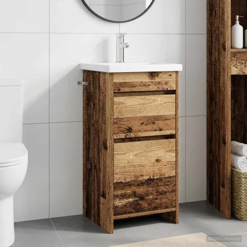 Kupaonski Lavabo - Umivaonik s sudoperom Staro drvo 42 x 40 x 84,5 cm - Staro drvo 42 x 40 x 84,5 cm Cijena