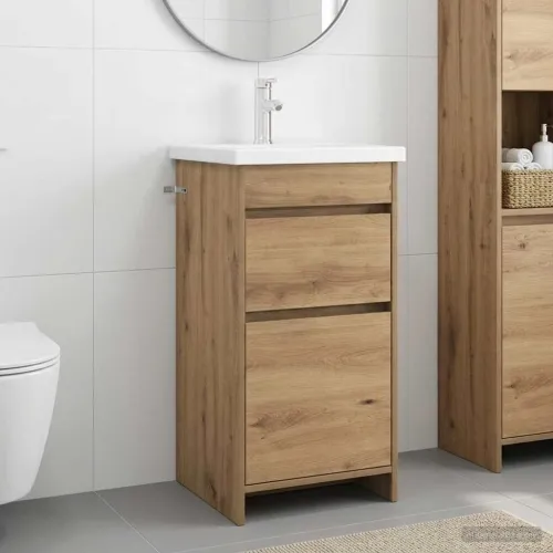 Kupaonski Lavabo - Umivaonik s sudoperom Hrast artisan 42 x 40 x 84,5 cm - Hrast artisan 42 x 40 x 84,5 cm Cijena