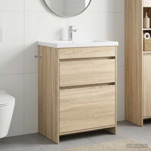 Kabinetski ormarić ispod Lavabo - Umivaonika Hrast sonoma - Hrast sonoma 56 x 37,5 x 81 cm Cijena