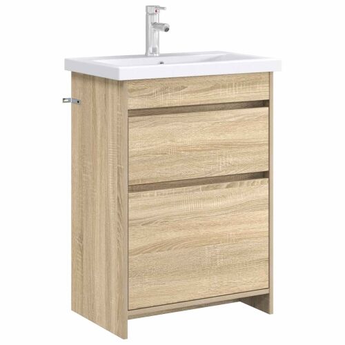 Kabinetski ormarić ispod Lavabo - Umivaonika Hrast sonoma - Hrast sonoma 56 x 37,5 x 81 cm Cijena