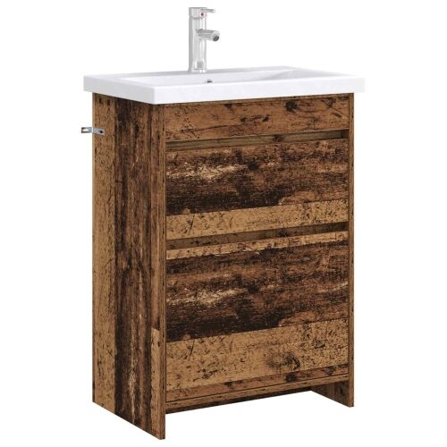 Kabinetski ormarić ispod Lavabo - Umivaonika Staro drvo - Staro drvo 56 x 37,5 x 81 cm Cijena