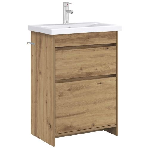 Kabinetski ormarić ispod Lavabo - Umivaonika Hrast artisan - Hrast artisan 56 x 37,5 x 81 cm Cijena